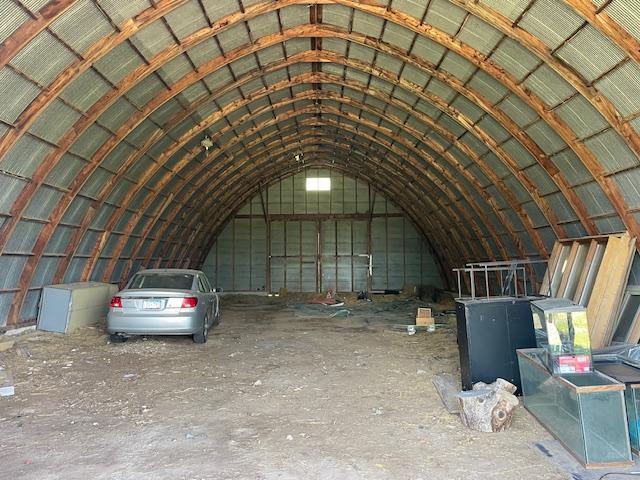 Quonset interior