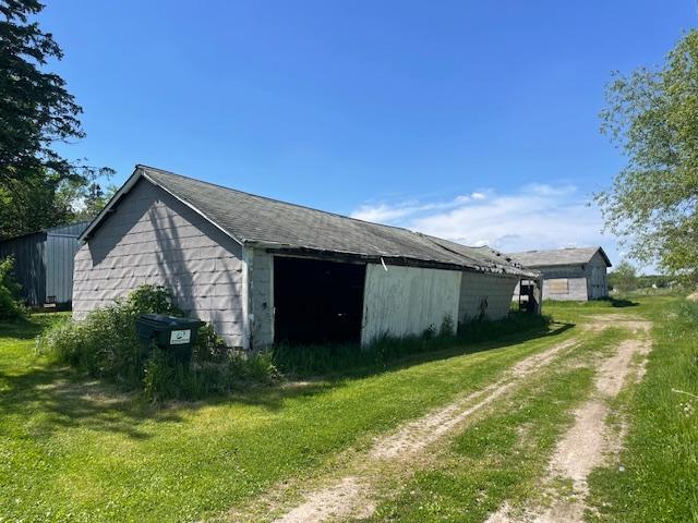 Chicken coop and second driveway