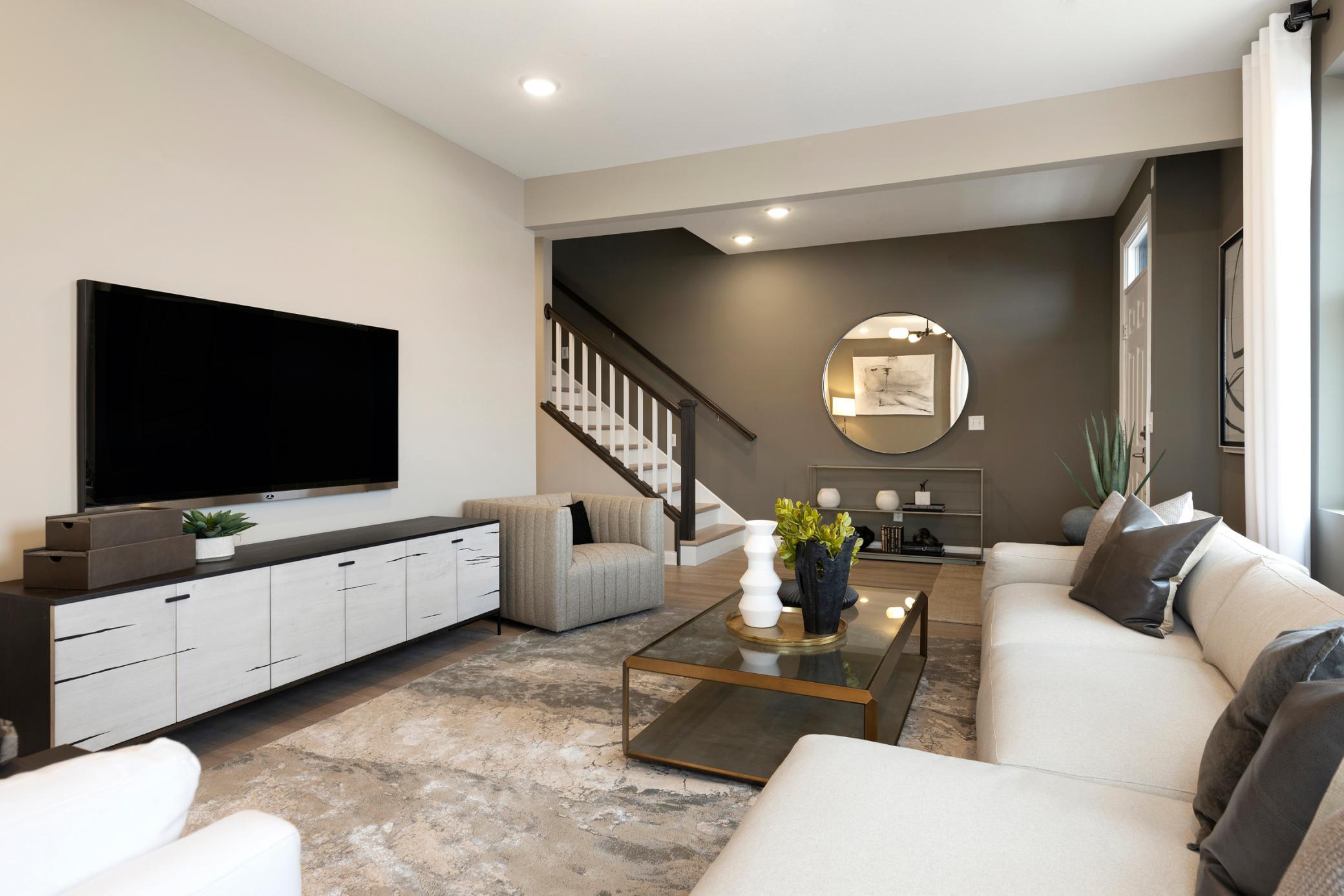 Model Home Photo - First floor flex room.