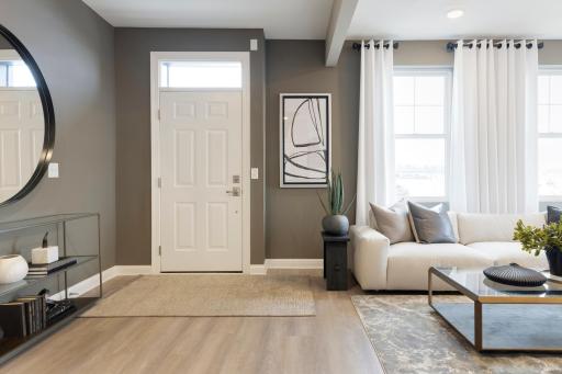 *All furnished photos are of model home of same floor plan. 1st floor Flex Room.