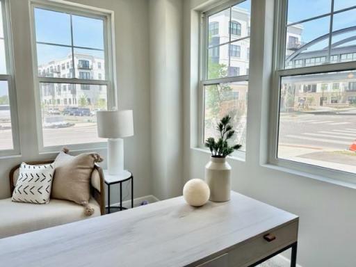 Flex room. Photo is of a similar model home.