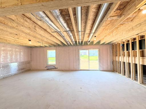 (Photo is of the actual home in progress.)