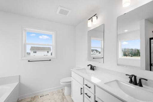 Dual sinks promote streamlined morning routines