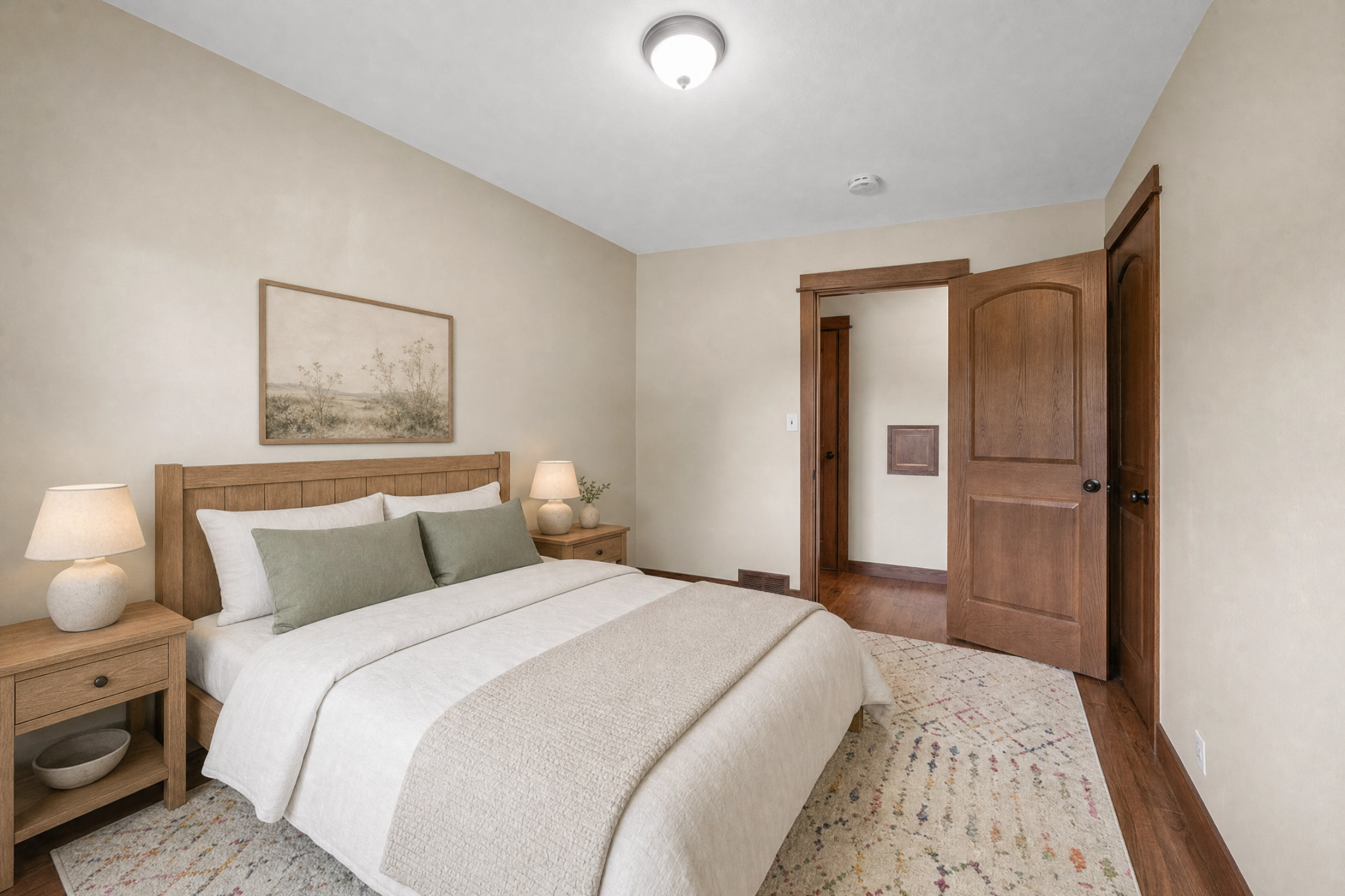3rd bedroom virtually staged for inspiration