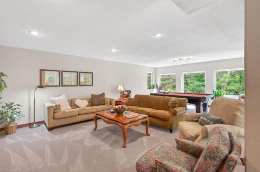 Whether entertaining guests or relaxing at home, this space is ready for it all.