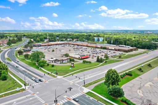 Aerial View Of Nearby Shopping, Lunds, Northstar Tavern & Carmine's Bar & Grill
