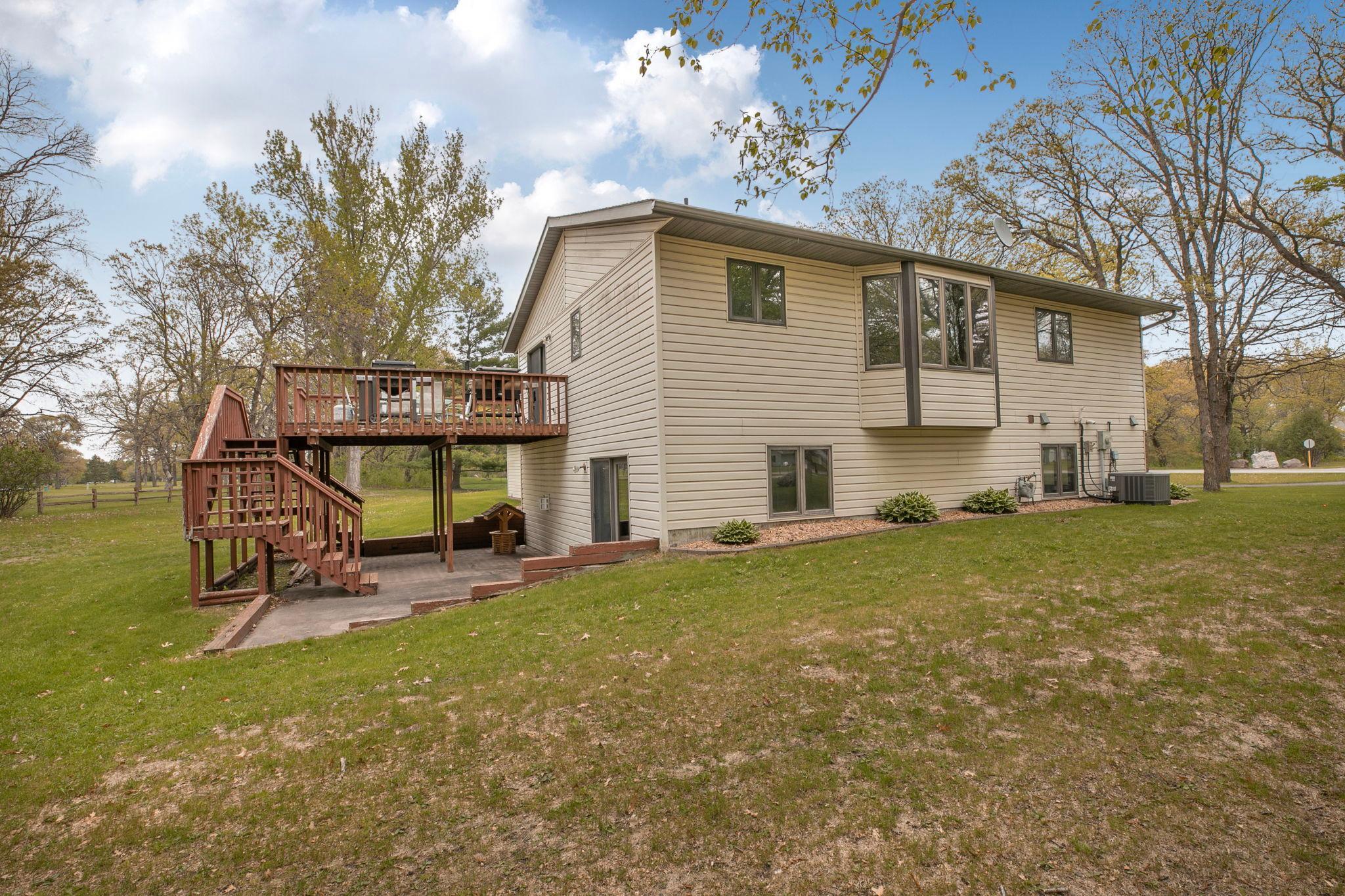 Large Deck With Patio Underneath