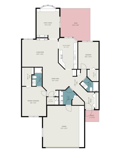 Main Level Interior Floor Plan