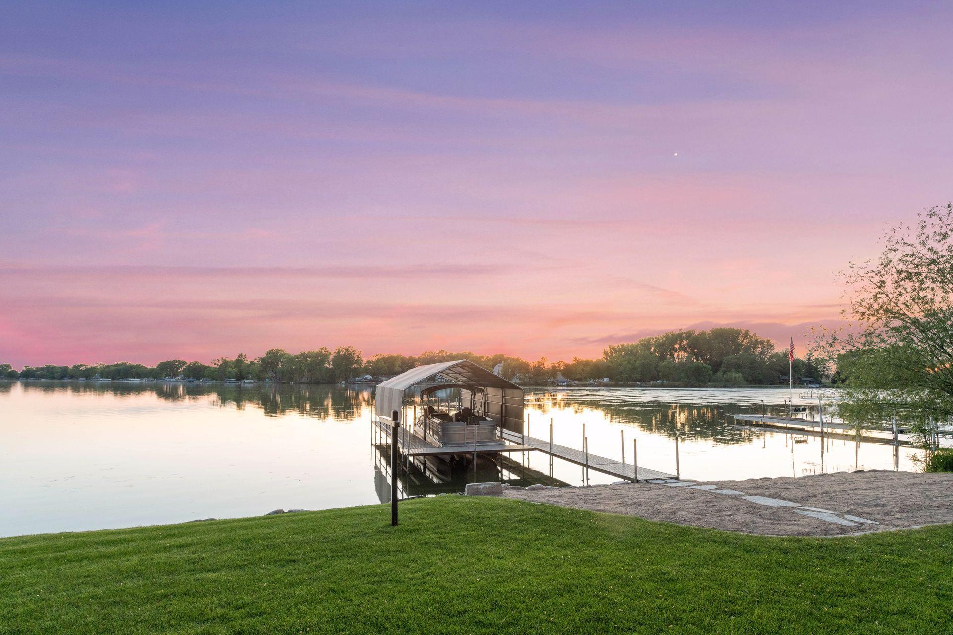 85' of lake shore and your very own sandy beach.
