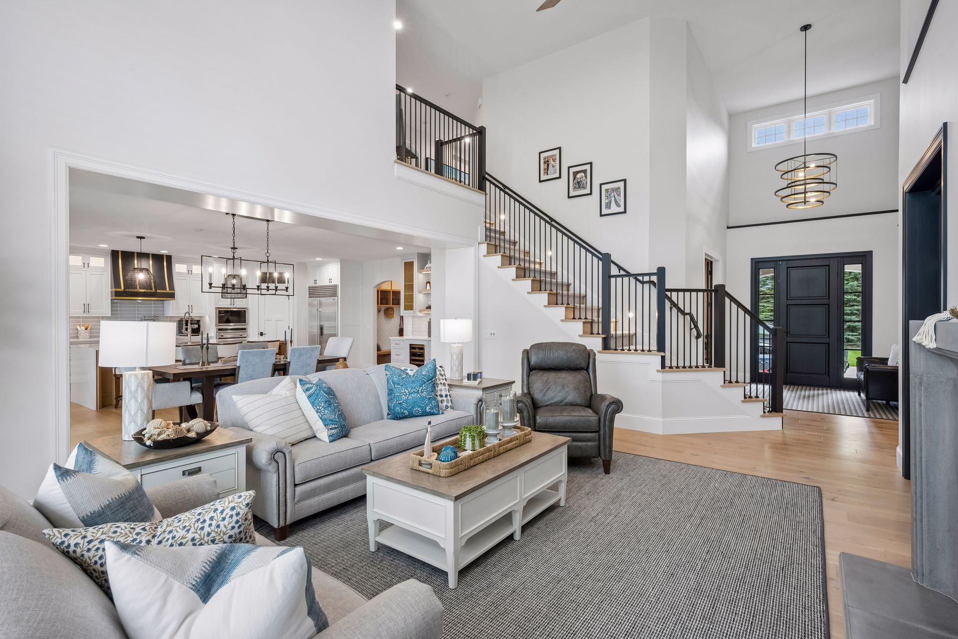 Open main floor layout
