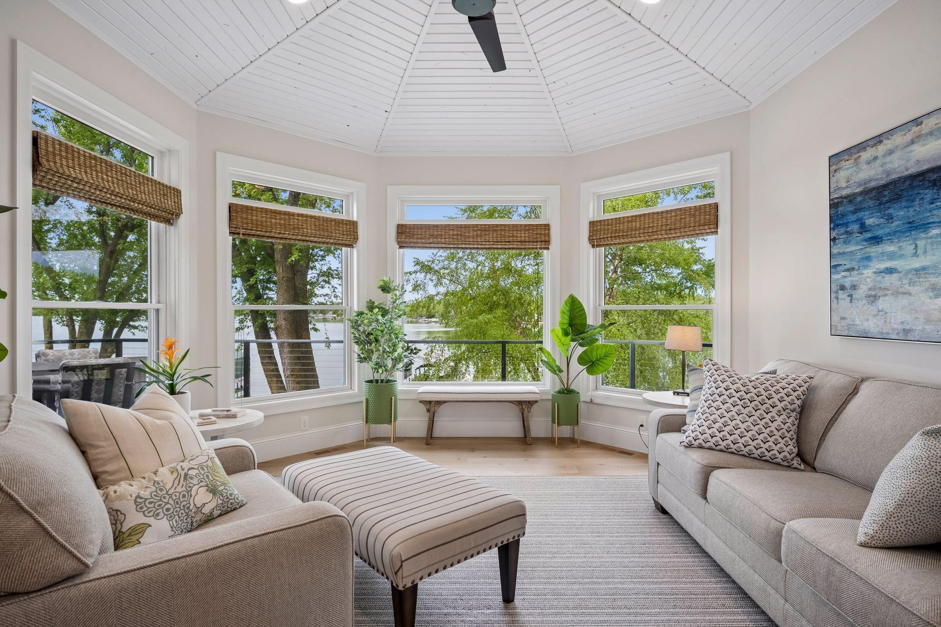 Sunroom off the kitchen. perfect for your morning coffee or reading a good book.