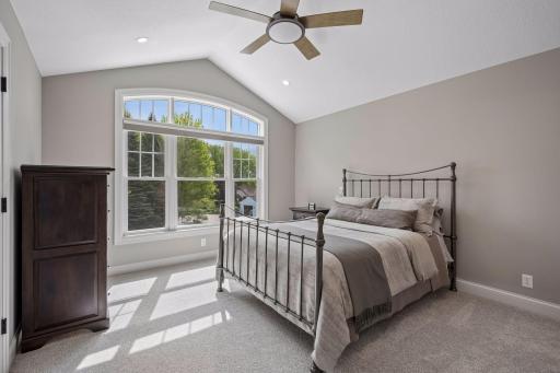 Bedroom 3 on upper level with private en suite bathroom