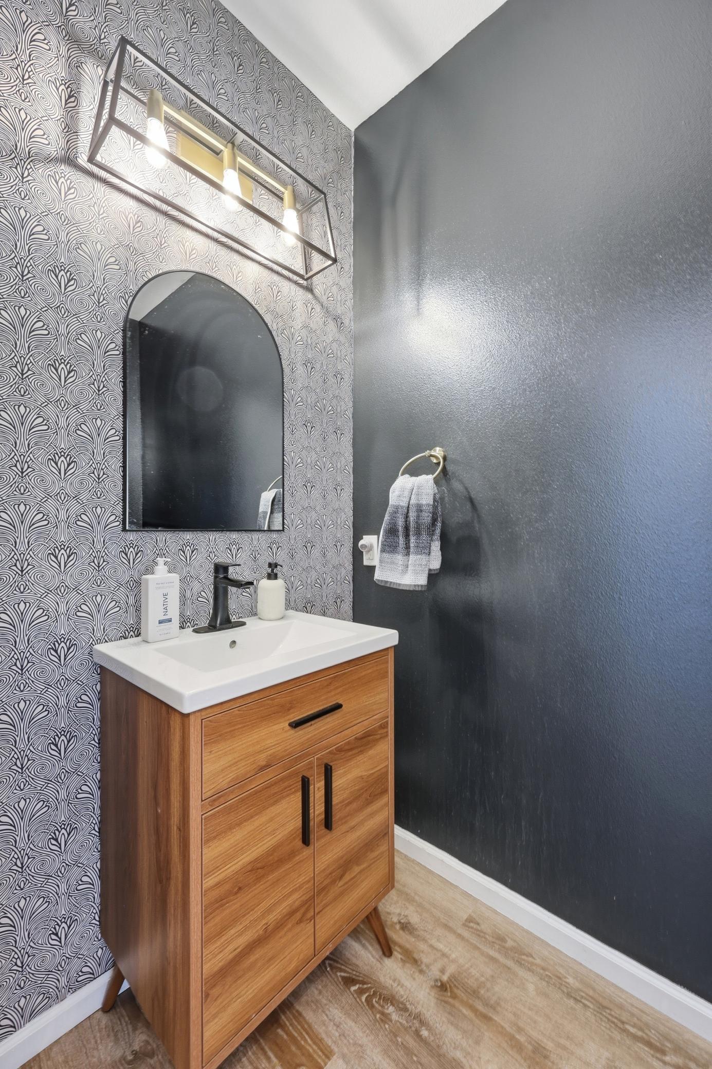 Main floor half bath