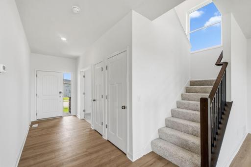 The open floorplan allows for seamless flow throughout the home