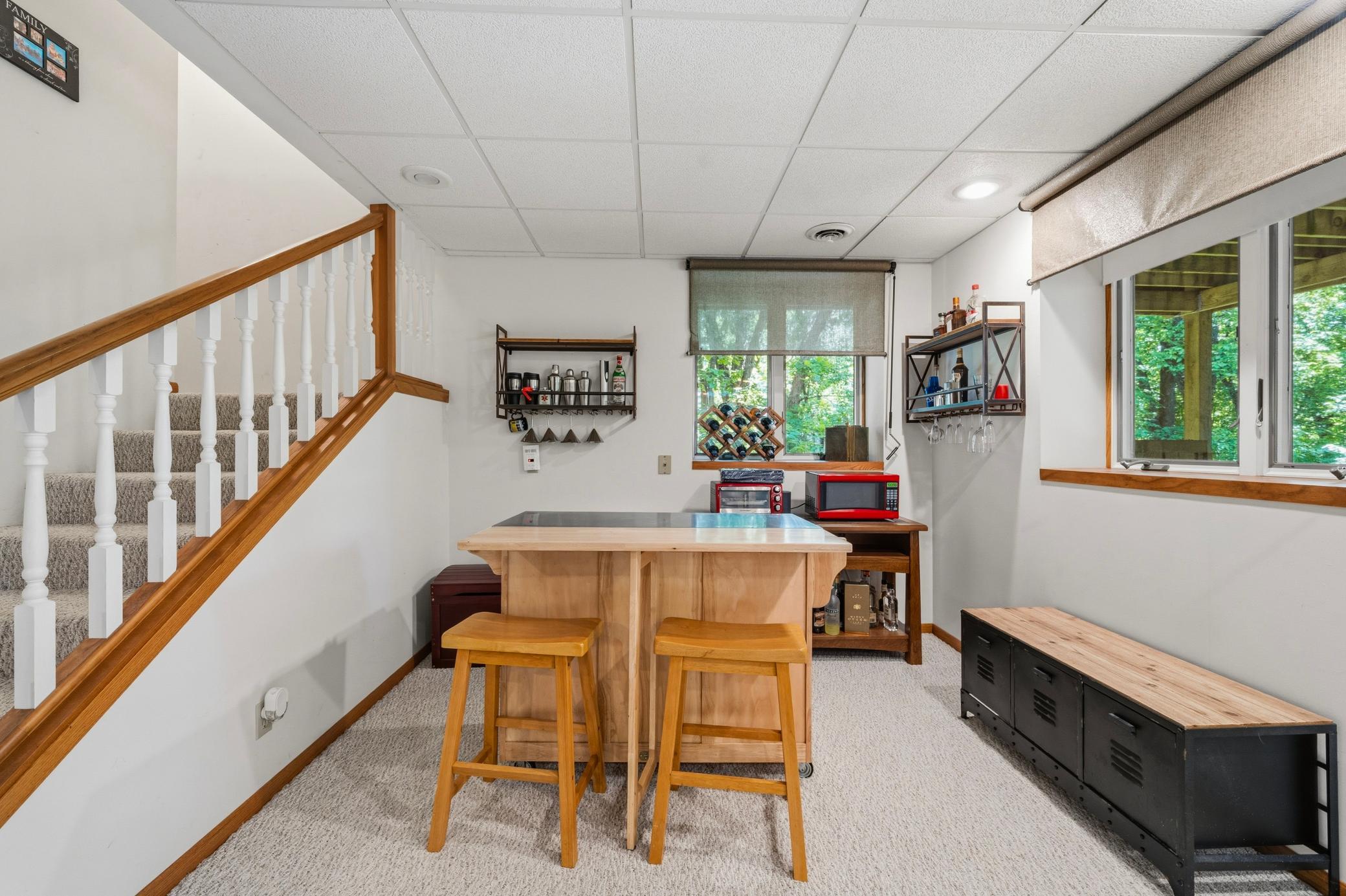 Lower Level Nook-Currently used as a Refreshment Center
