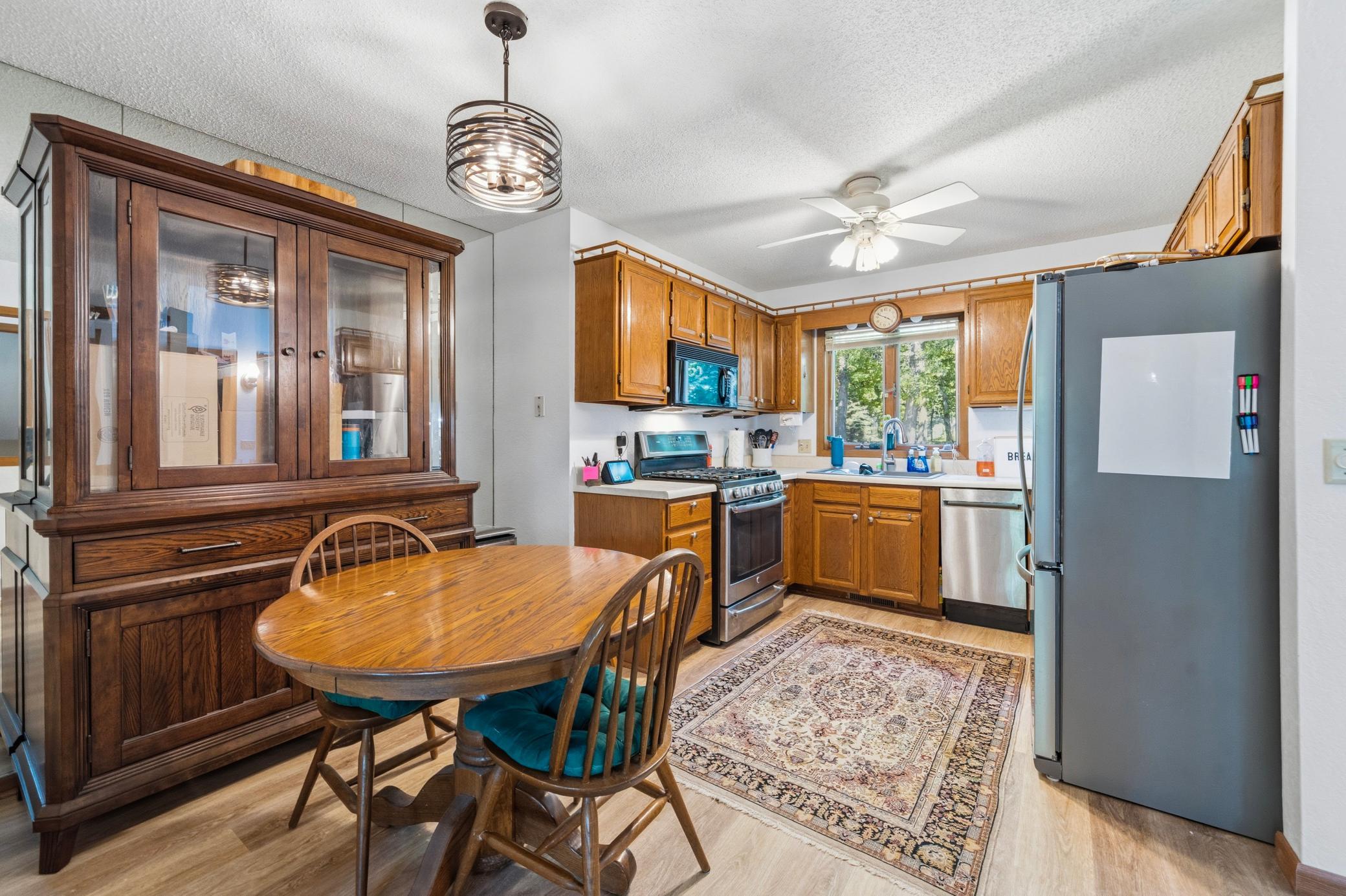 Eat in Kitchen - New Vinyl Plank Flooring