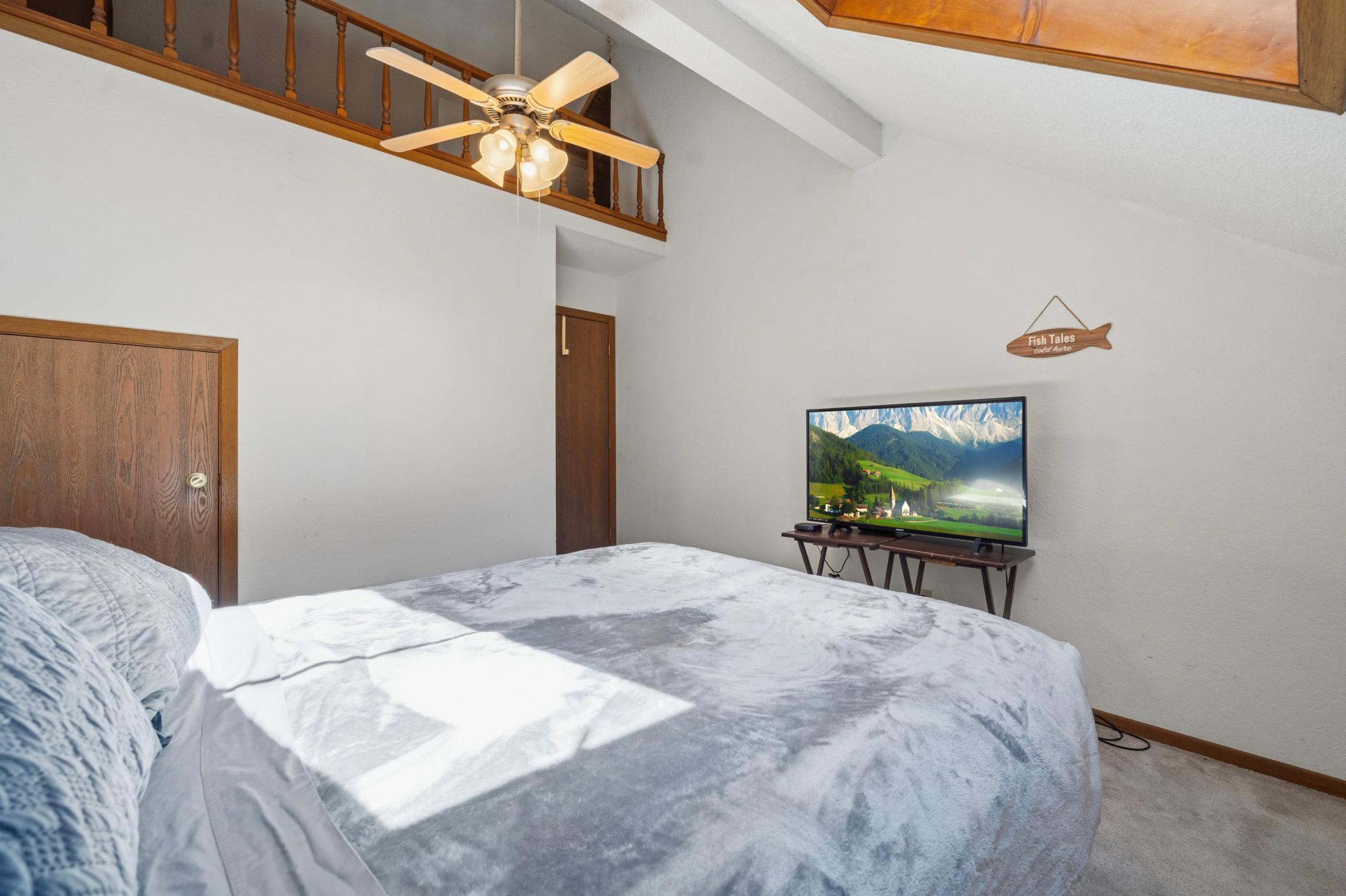 Upper Level Bedroom. Lofted Area is a Great Area for the Kids!
