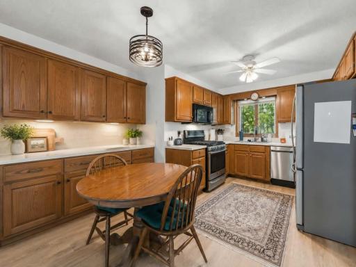 AI Image with buffet replaced with upper and lower cabinets.