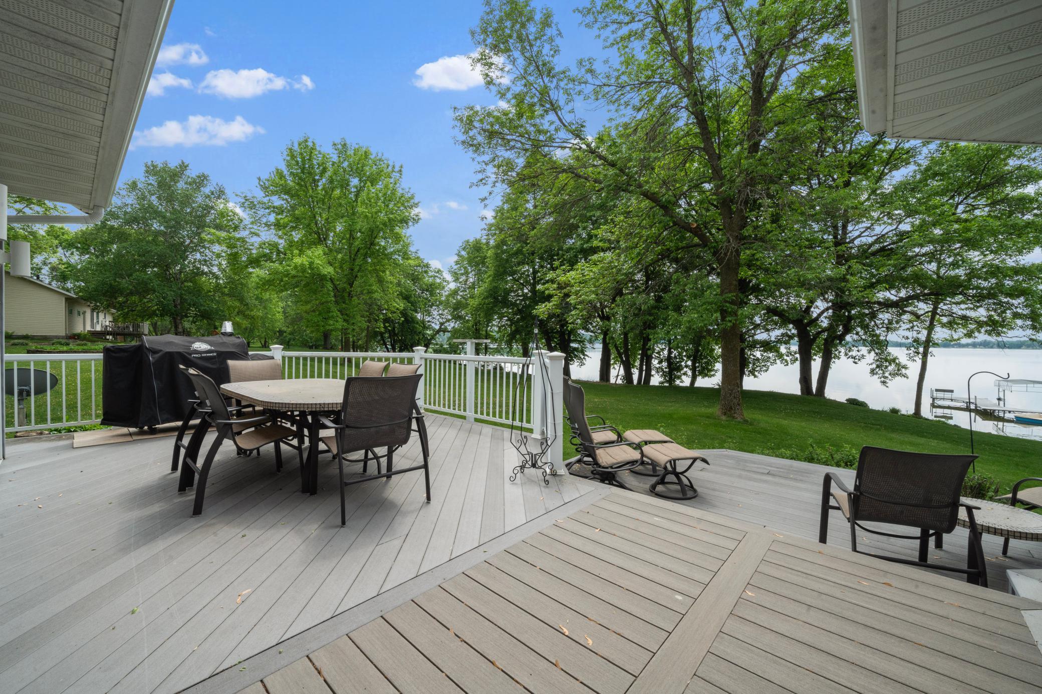 Enjoy your morning coffee or unwind at the end of the day on the deck, the perfect place to soak up the sunshine and fresh air.