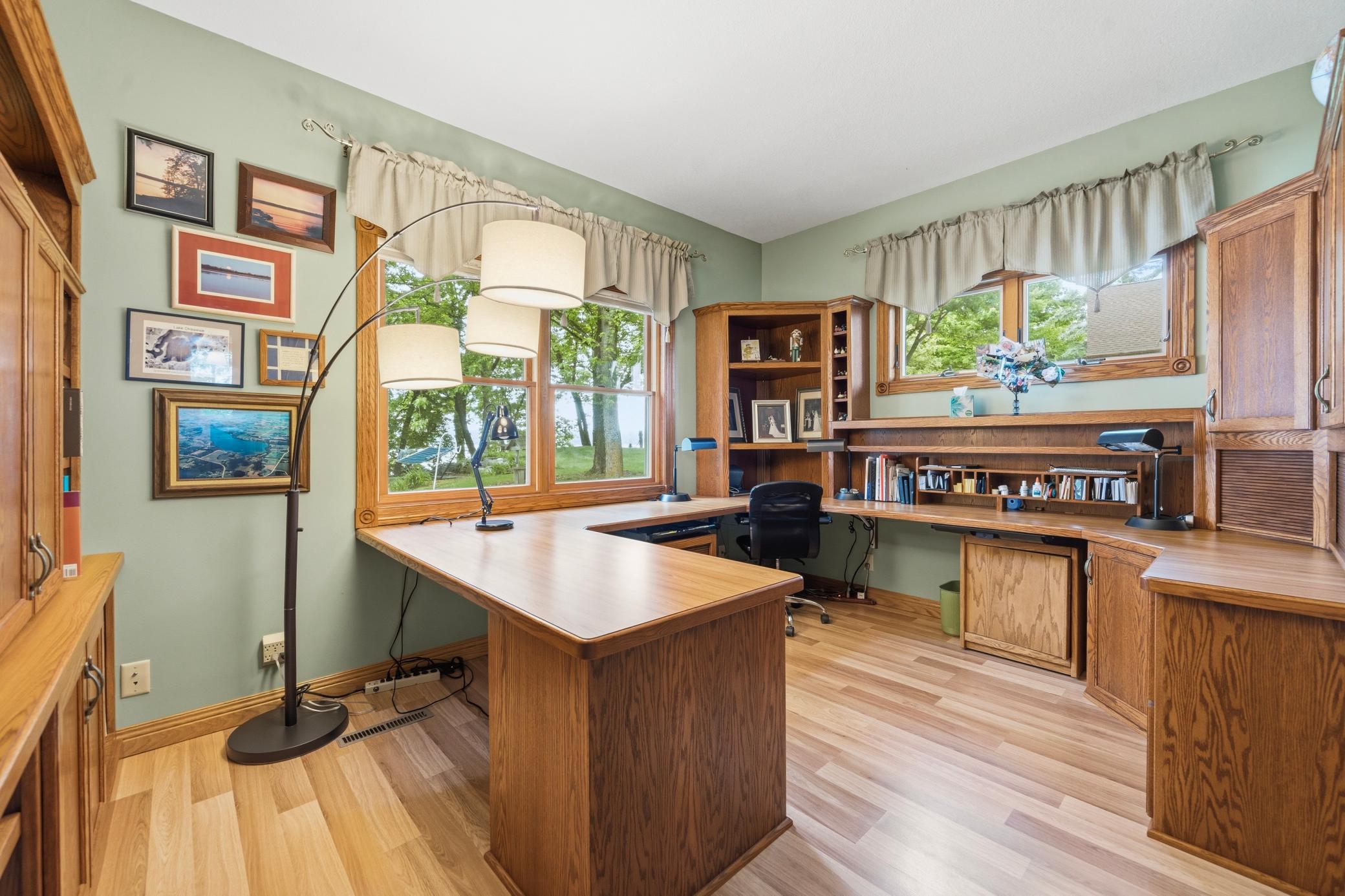 Third main floor bedroom or flexible office space.