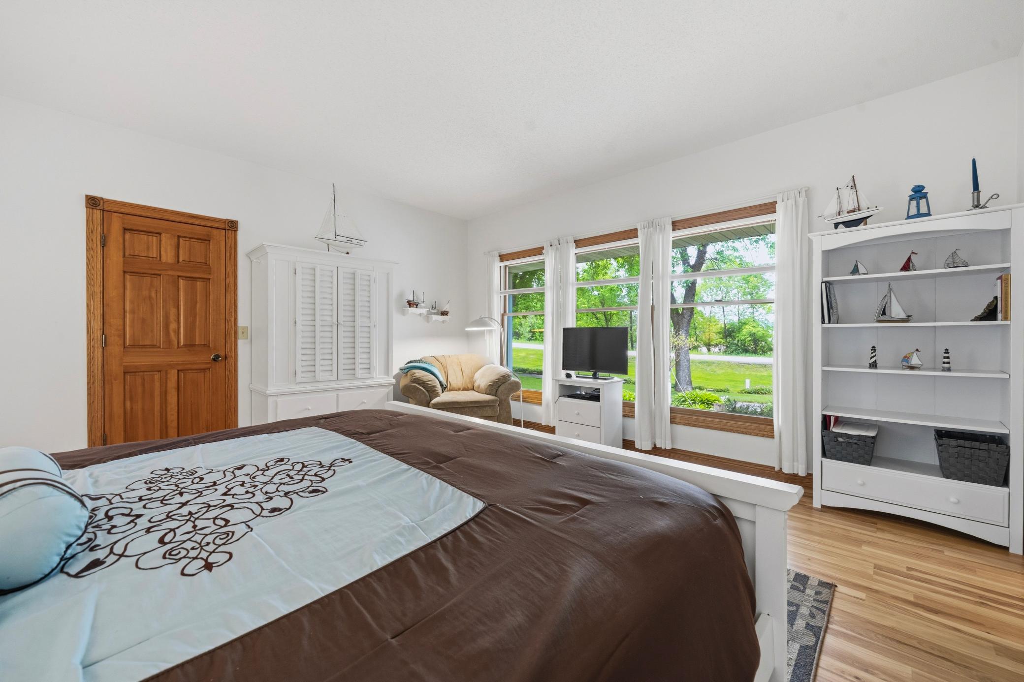 Enjoy relaxing in this space after a long day.