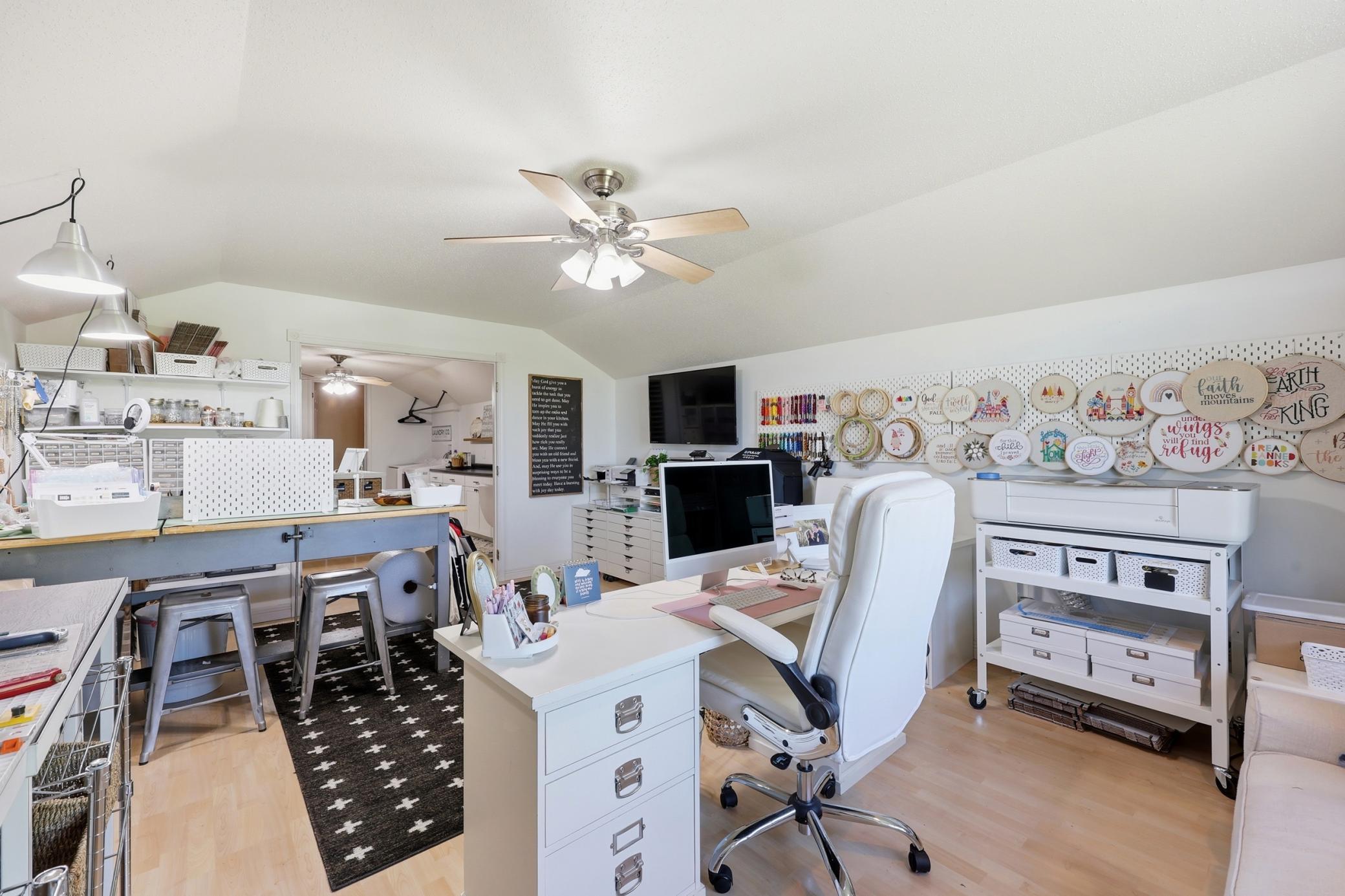 UPSTAIRS BONUS WORK SPACE