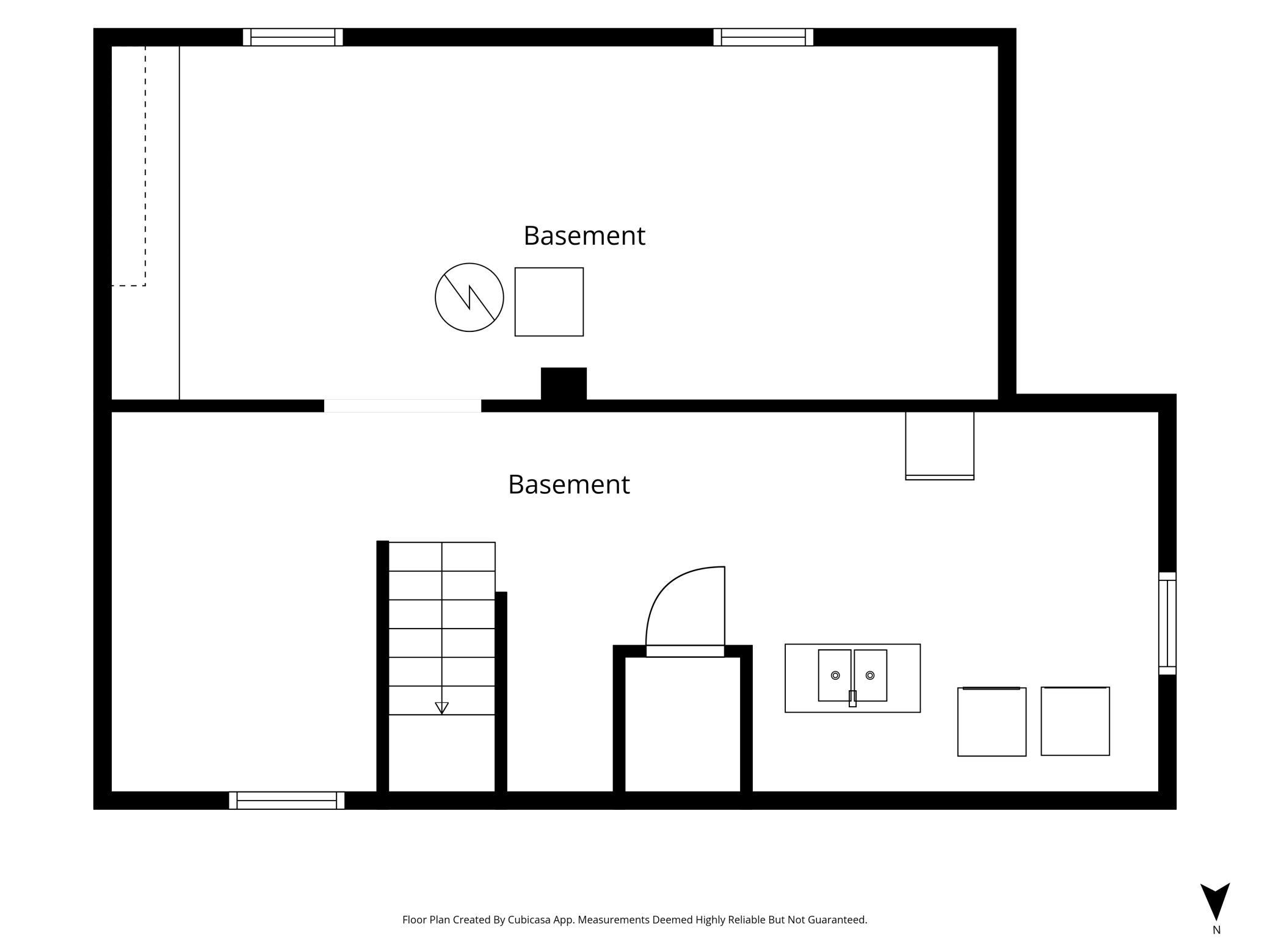 Lower level floor plan