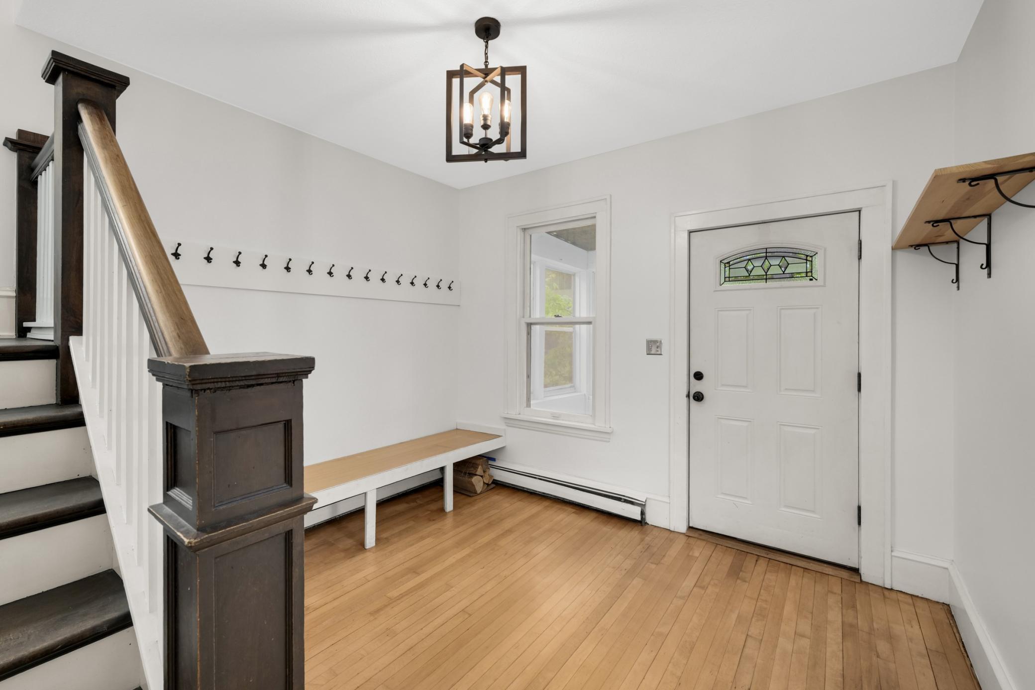 Lots of charm and function in this spacious front foyer