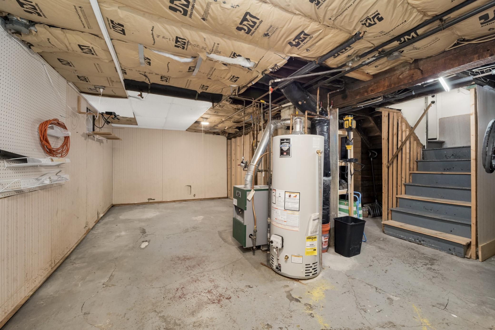 Lower level provides potential for additional future finished space