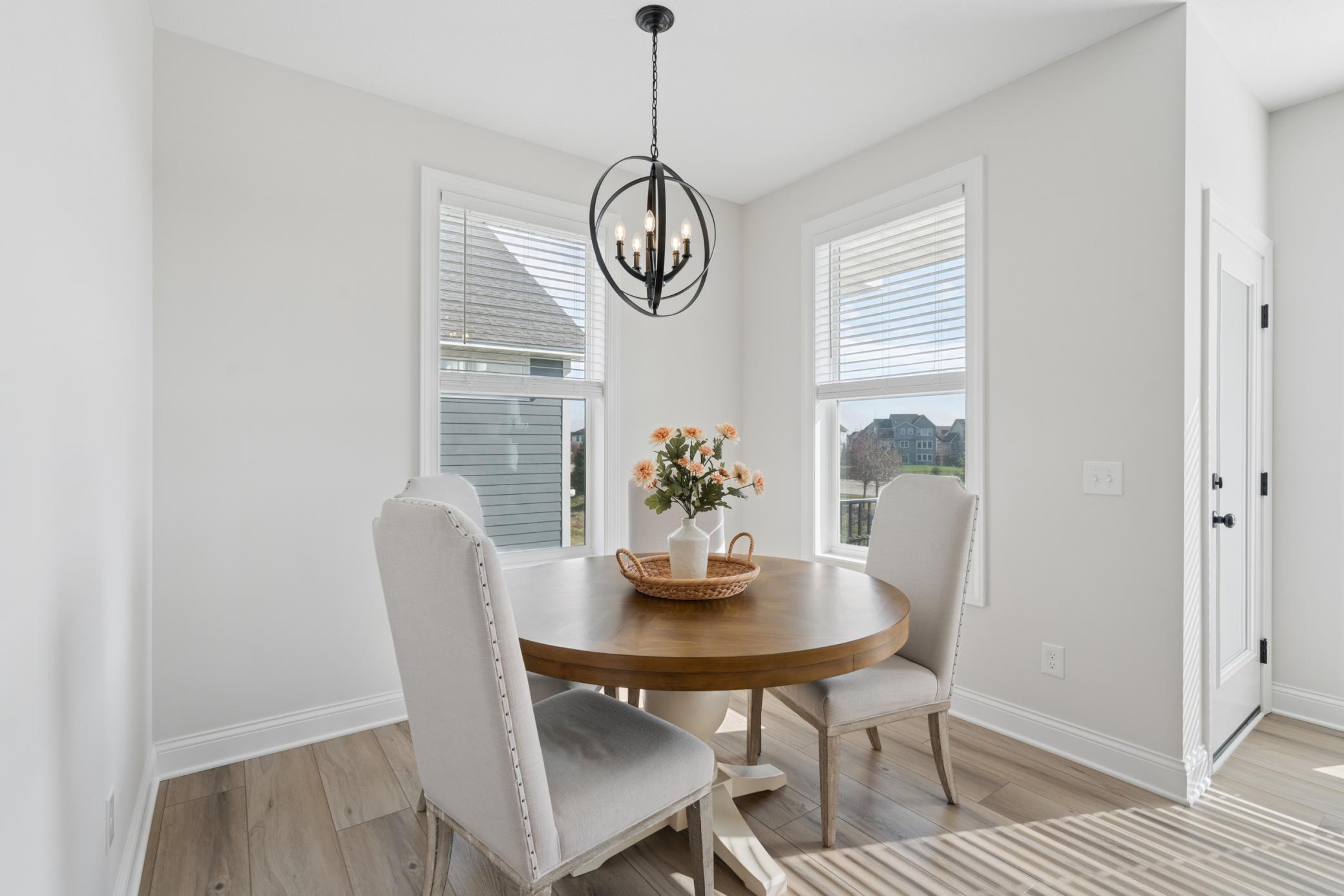 Your cozy dining area