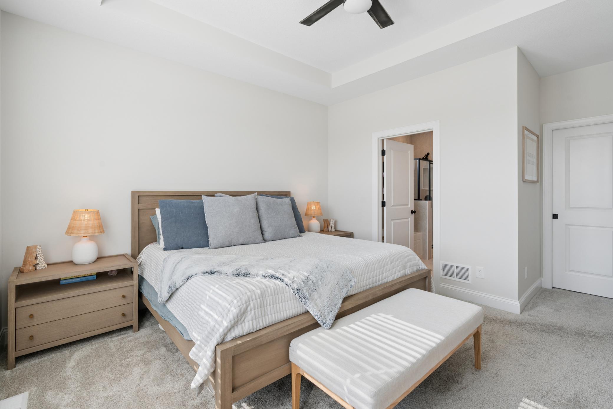 Primary bedroom with ensuite bath