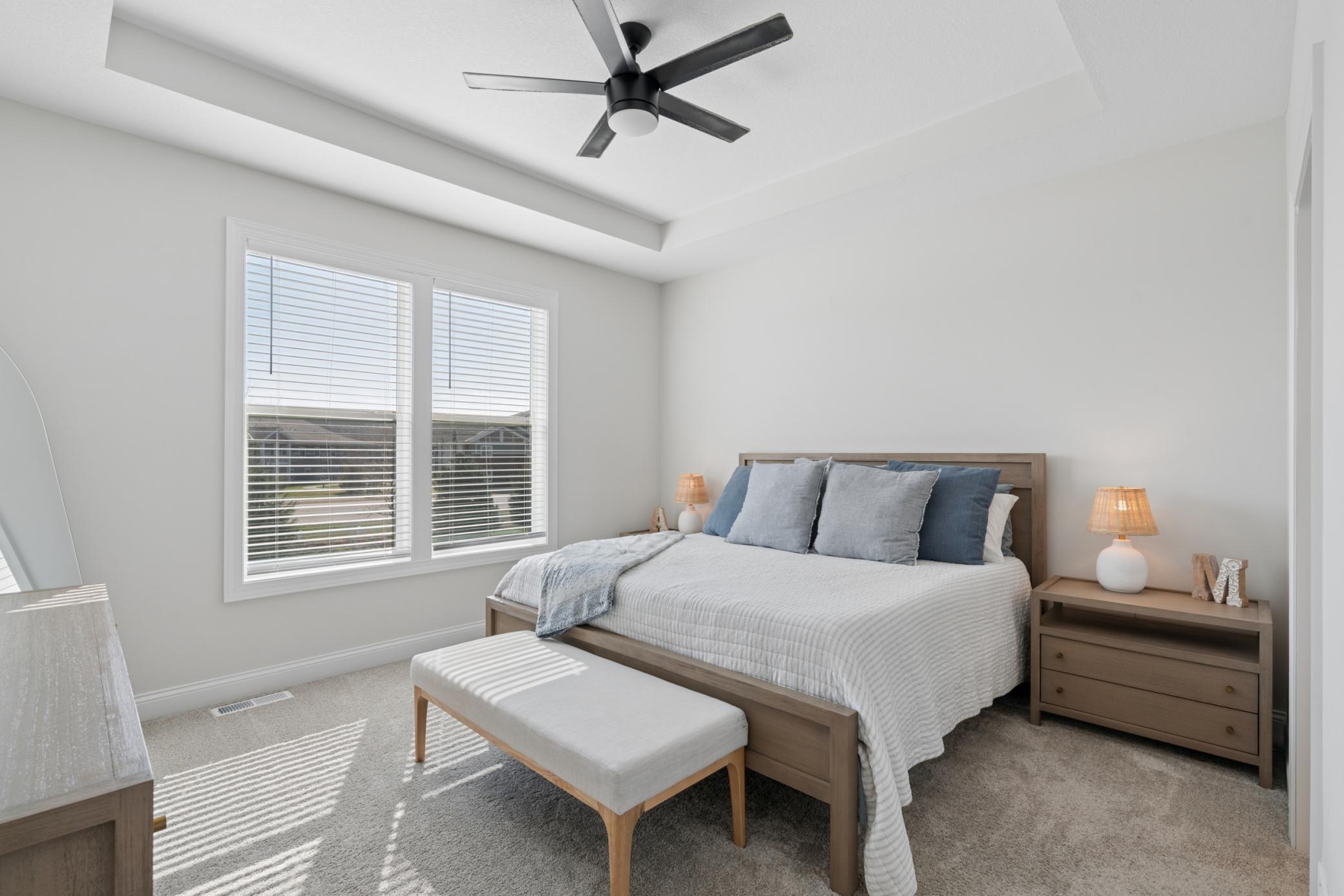 Primary bedroom with yet more natural light