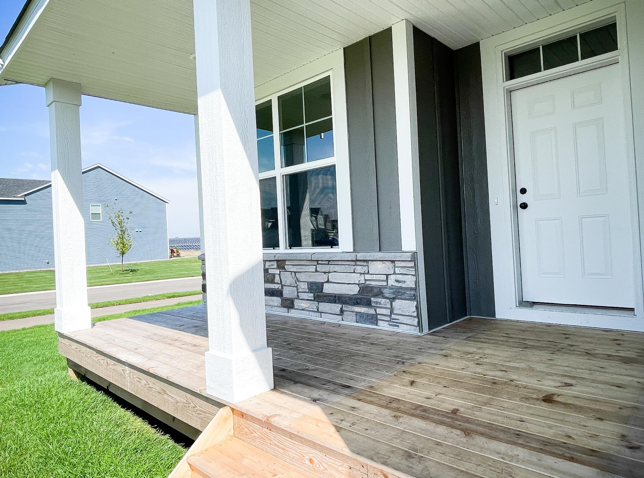 Photo of previously finished home of same floor plan.