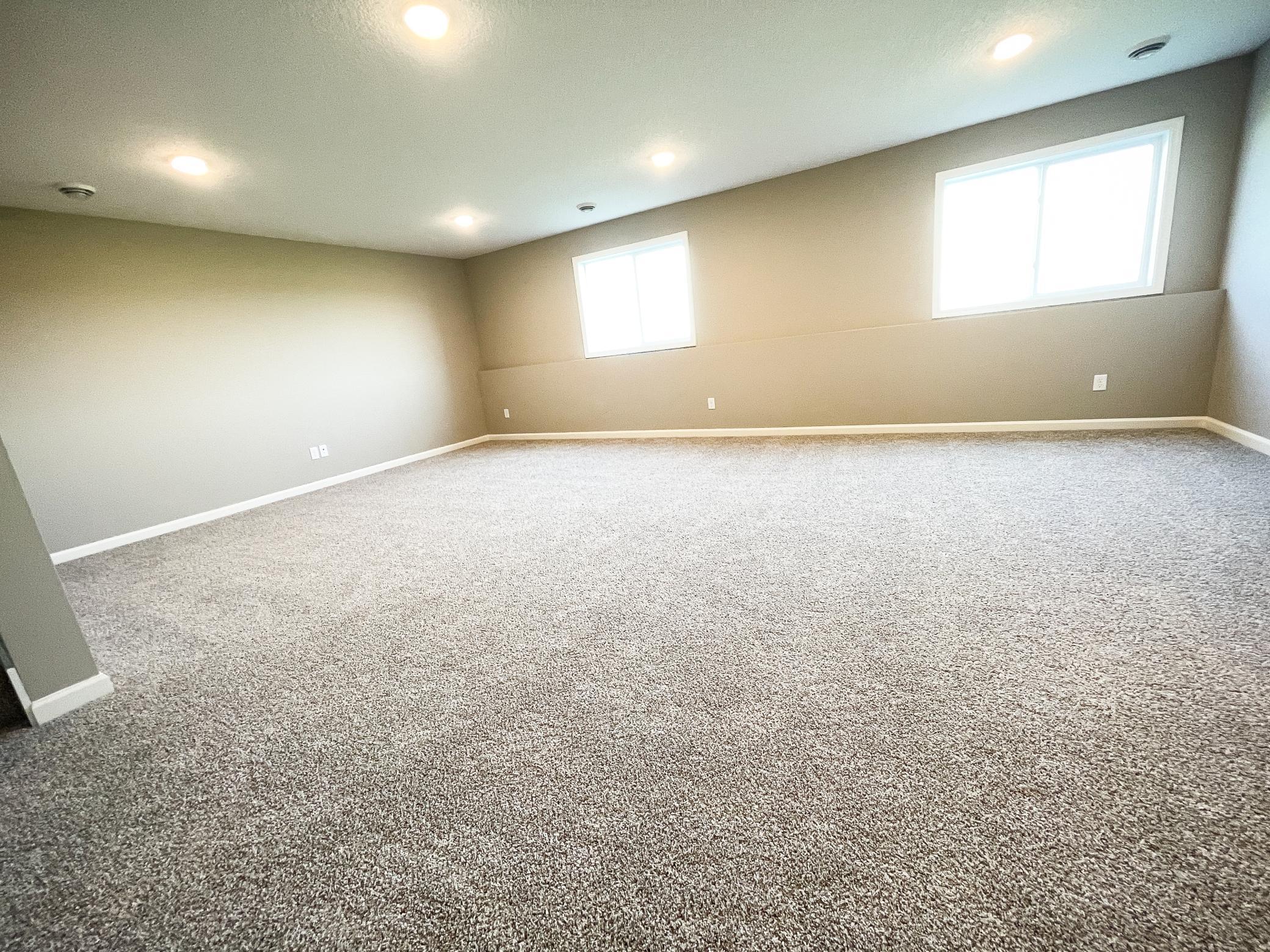 Photo of previously finished home of same floor plan.