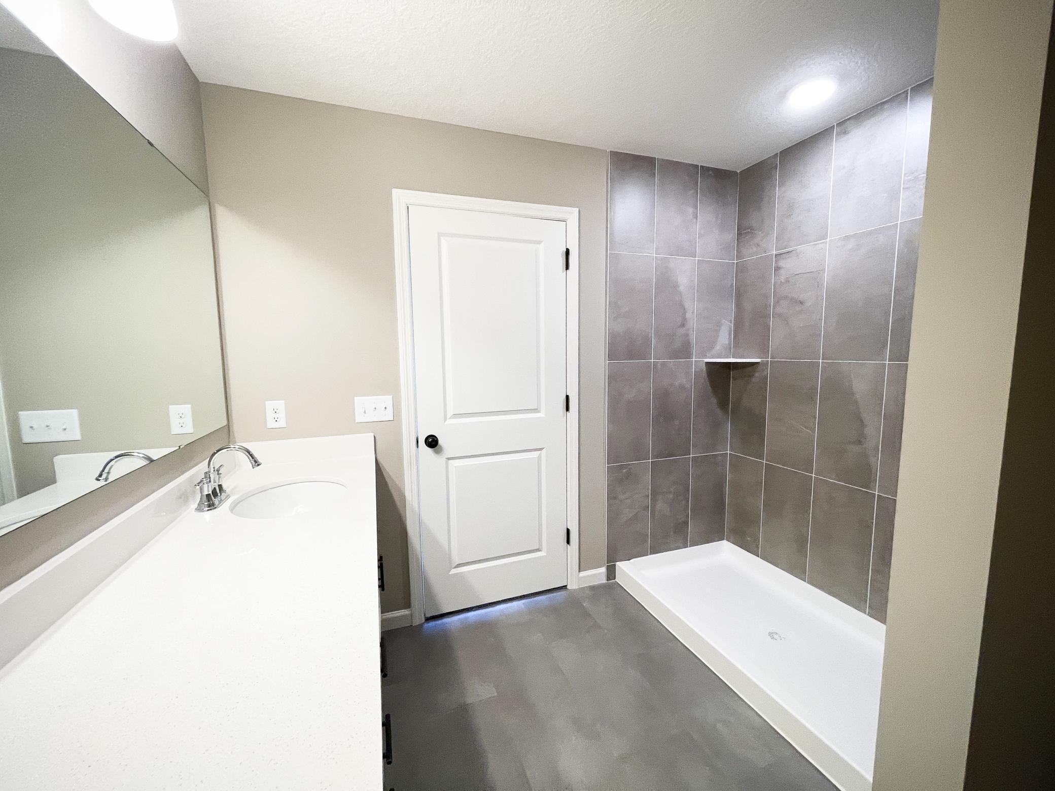 Photo of previously finished home of same floor plan.