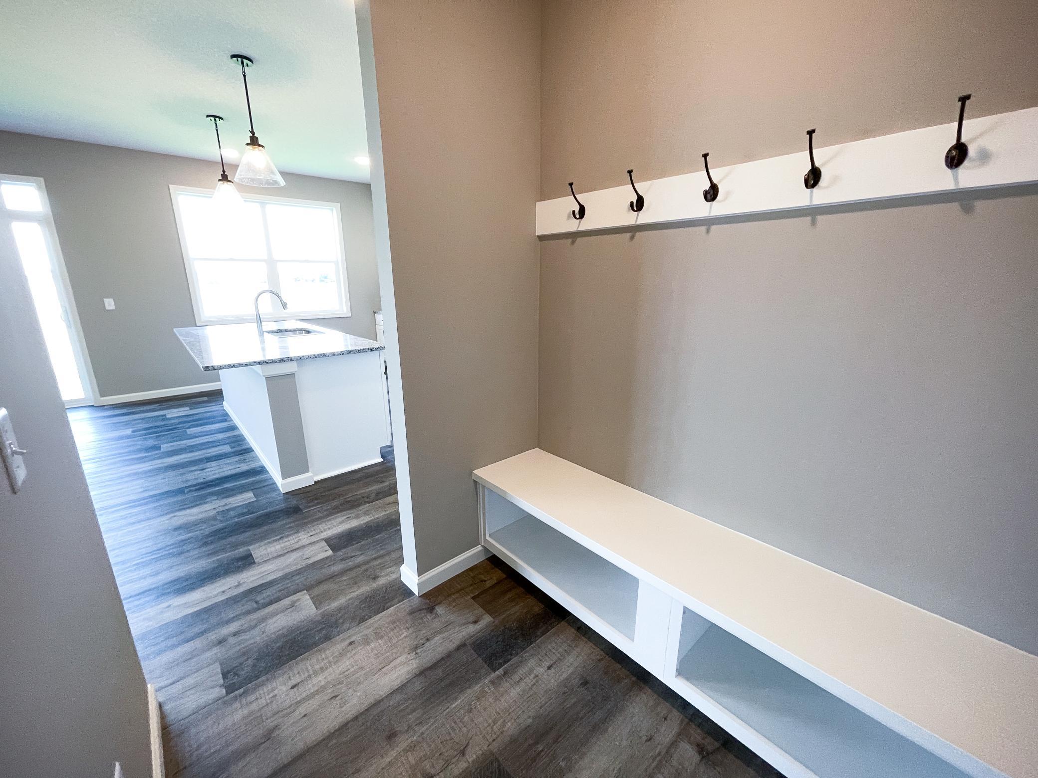 Photo of previously finished home of same floor plan.