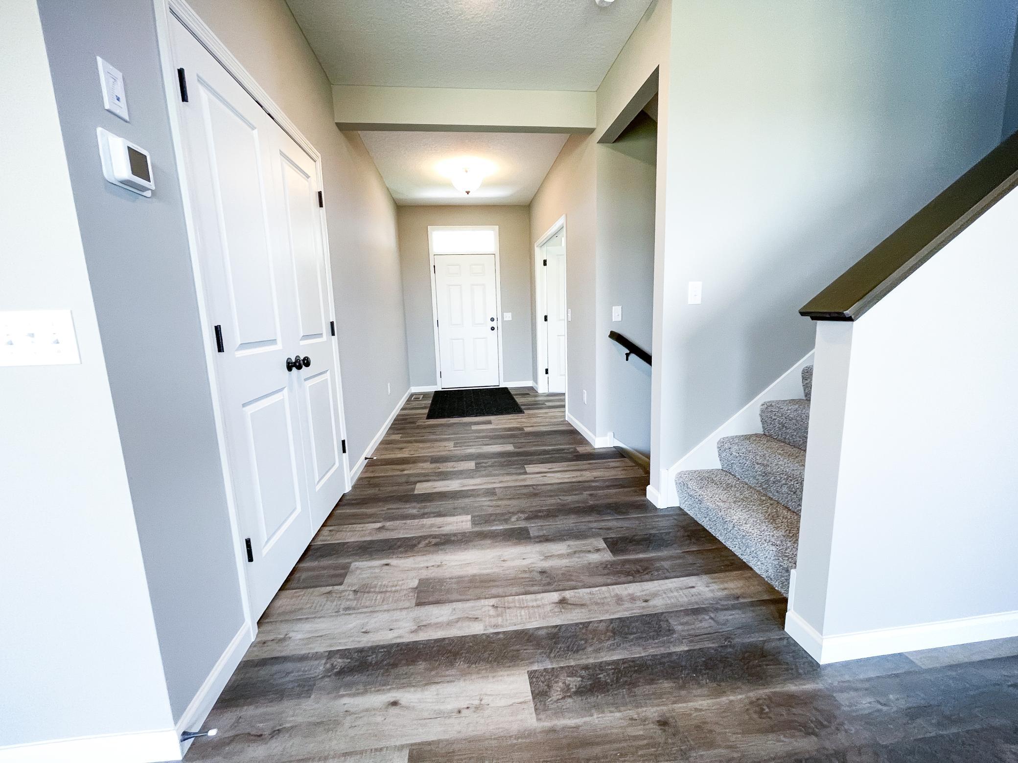 Photo of previously finished home of same floor plan.