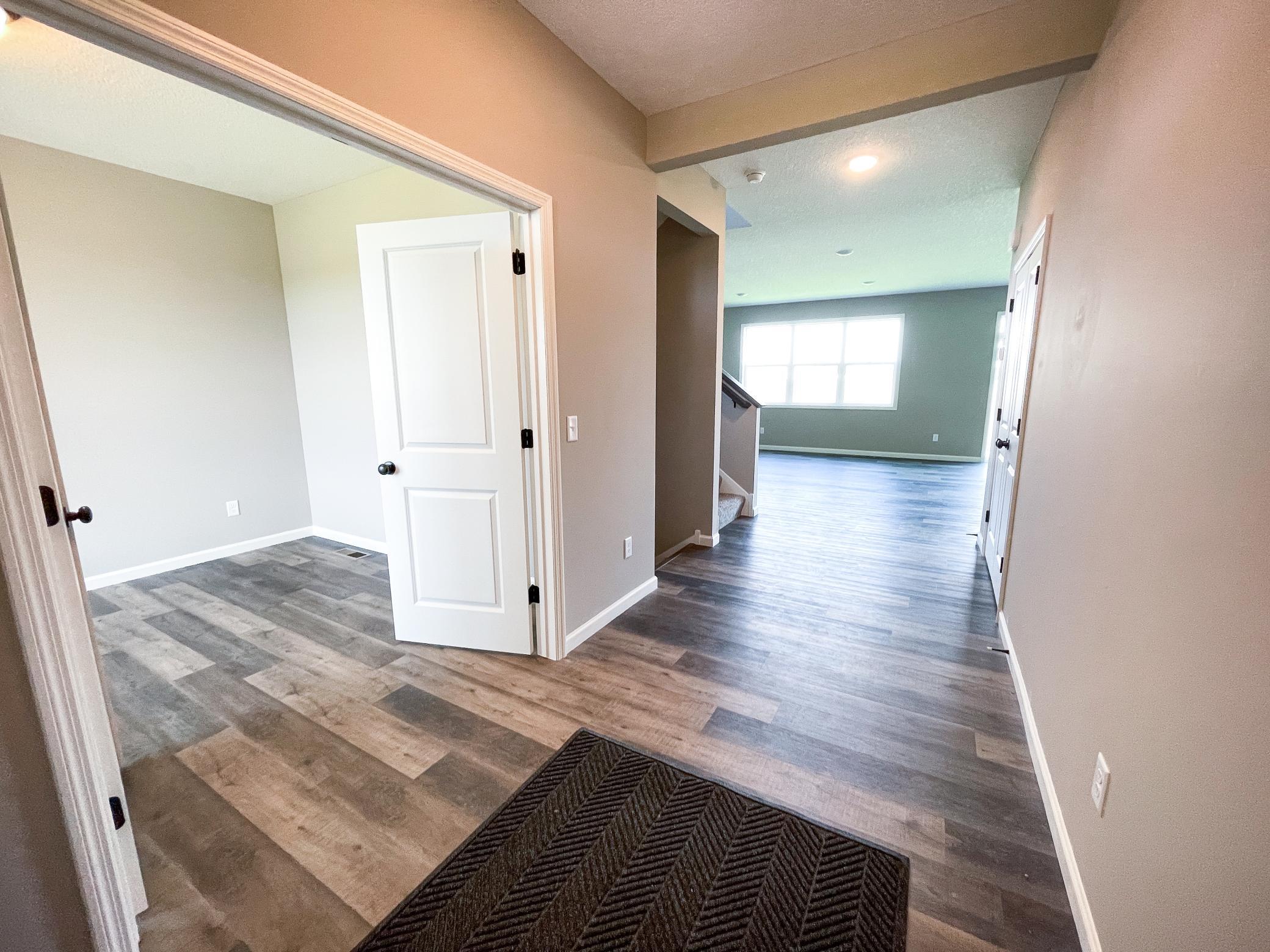 Photo of previously finished home of same floor plan.