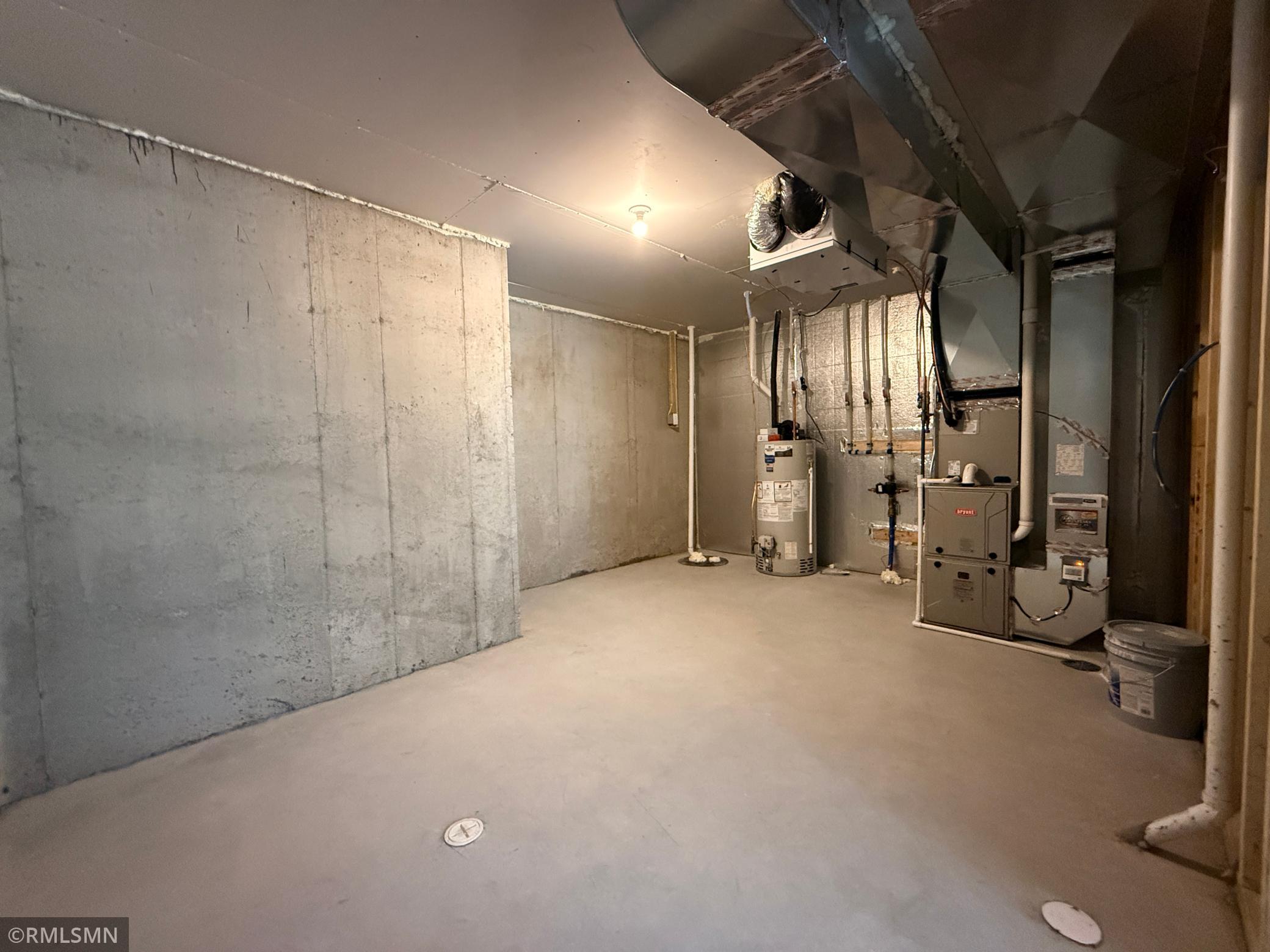 Lower Level utility room is very large with lots of storage space.