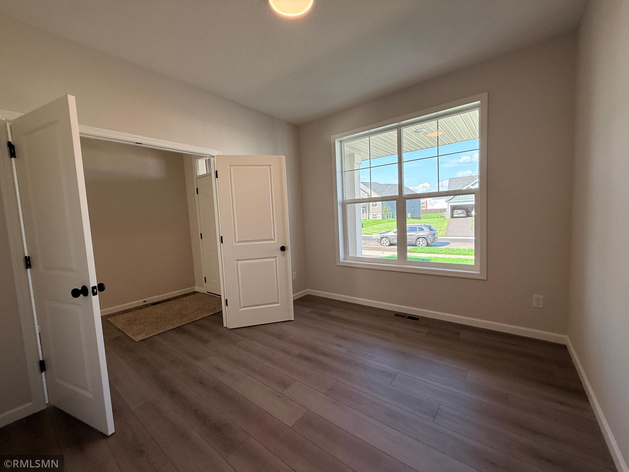 Providing a very versatile space with lots of natural light, the flex room is at the front of the home, right off the foyer