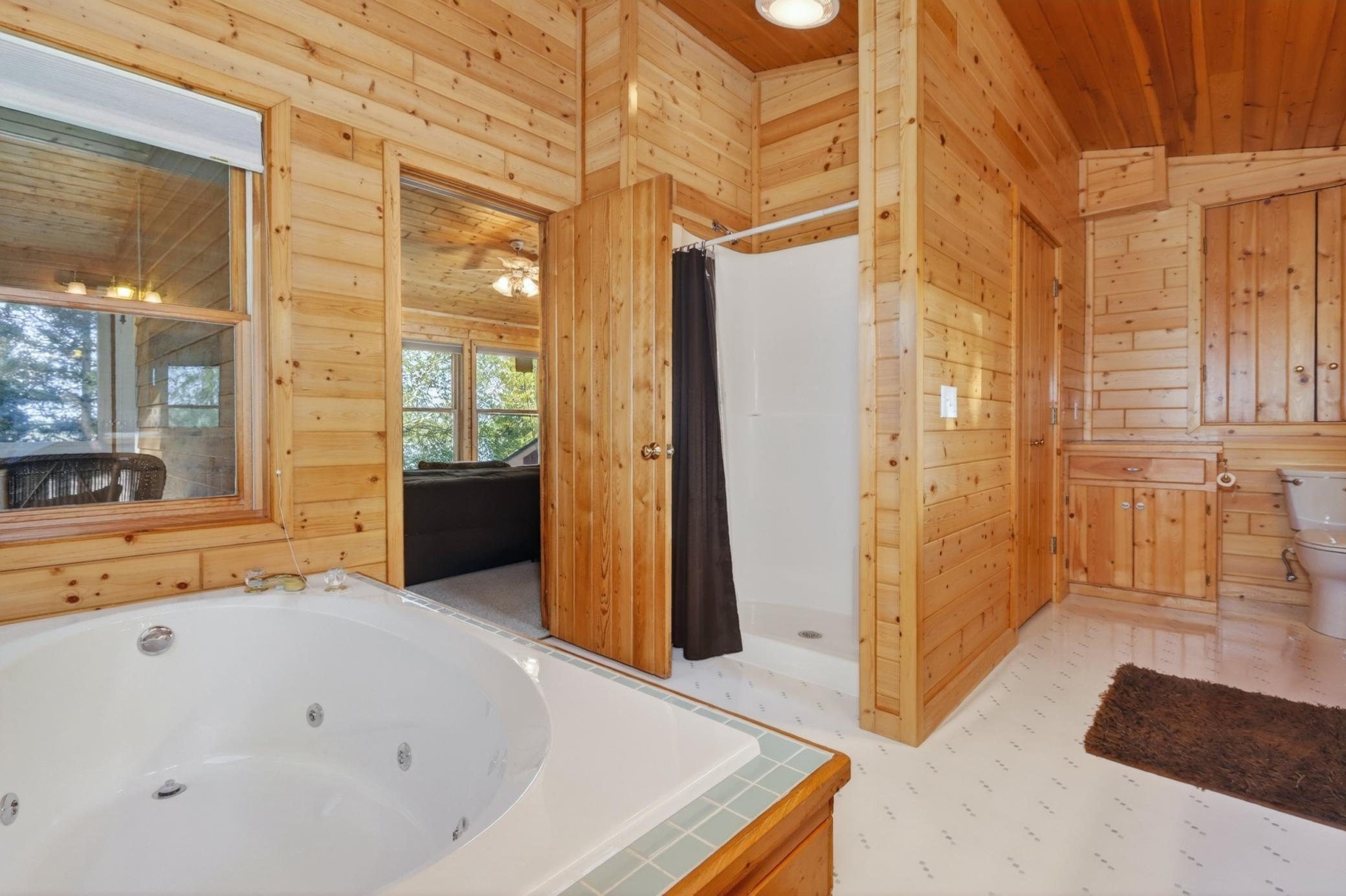 Large separate shower