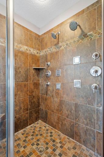 Multi-head shower for a spa-like showering experience.