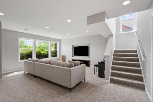 Welcome the walkout lower level that's bright and perfect for entertaining!