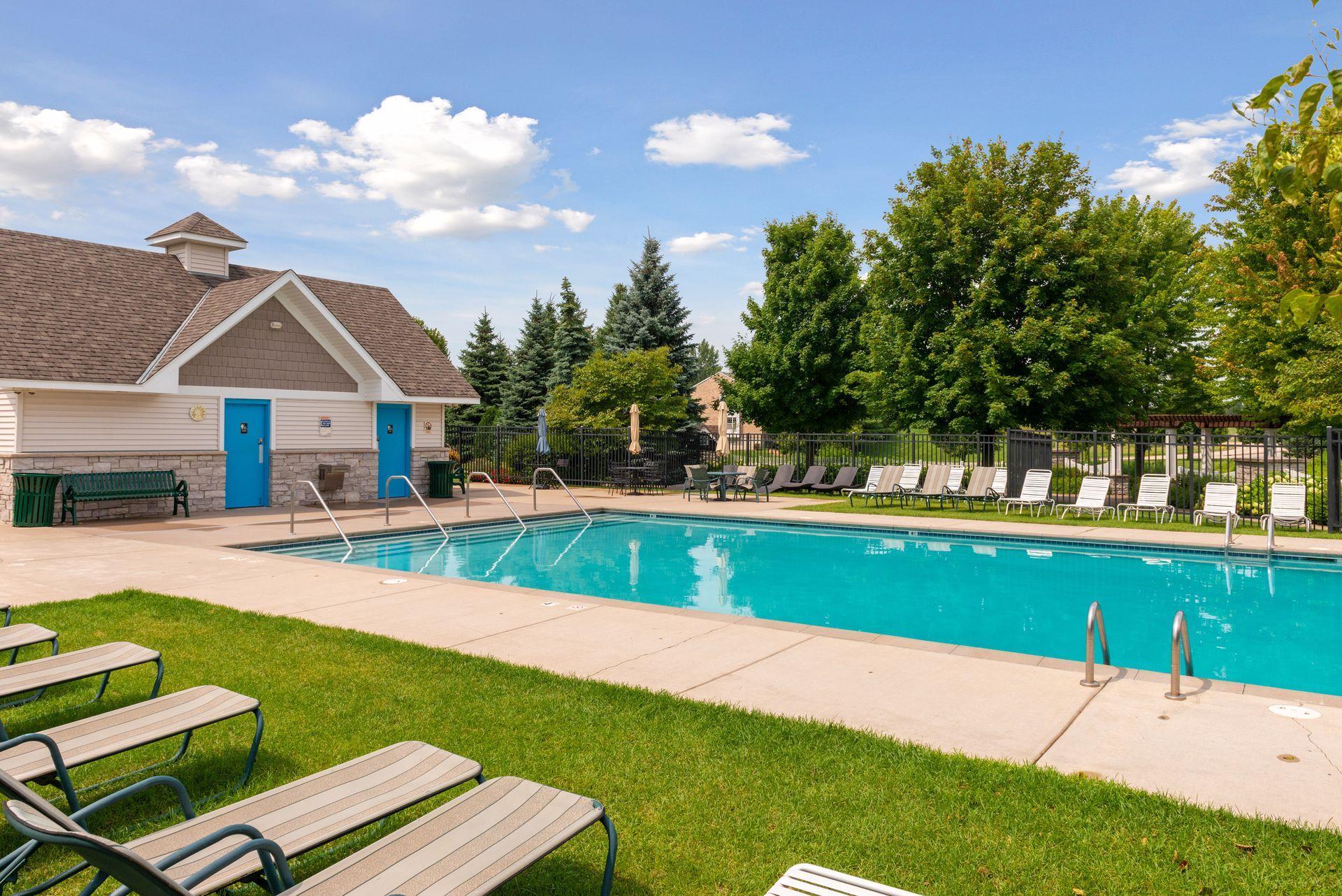 Neighborhood pool just down the street