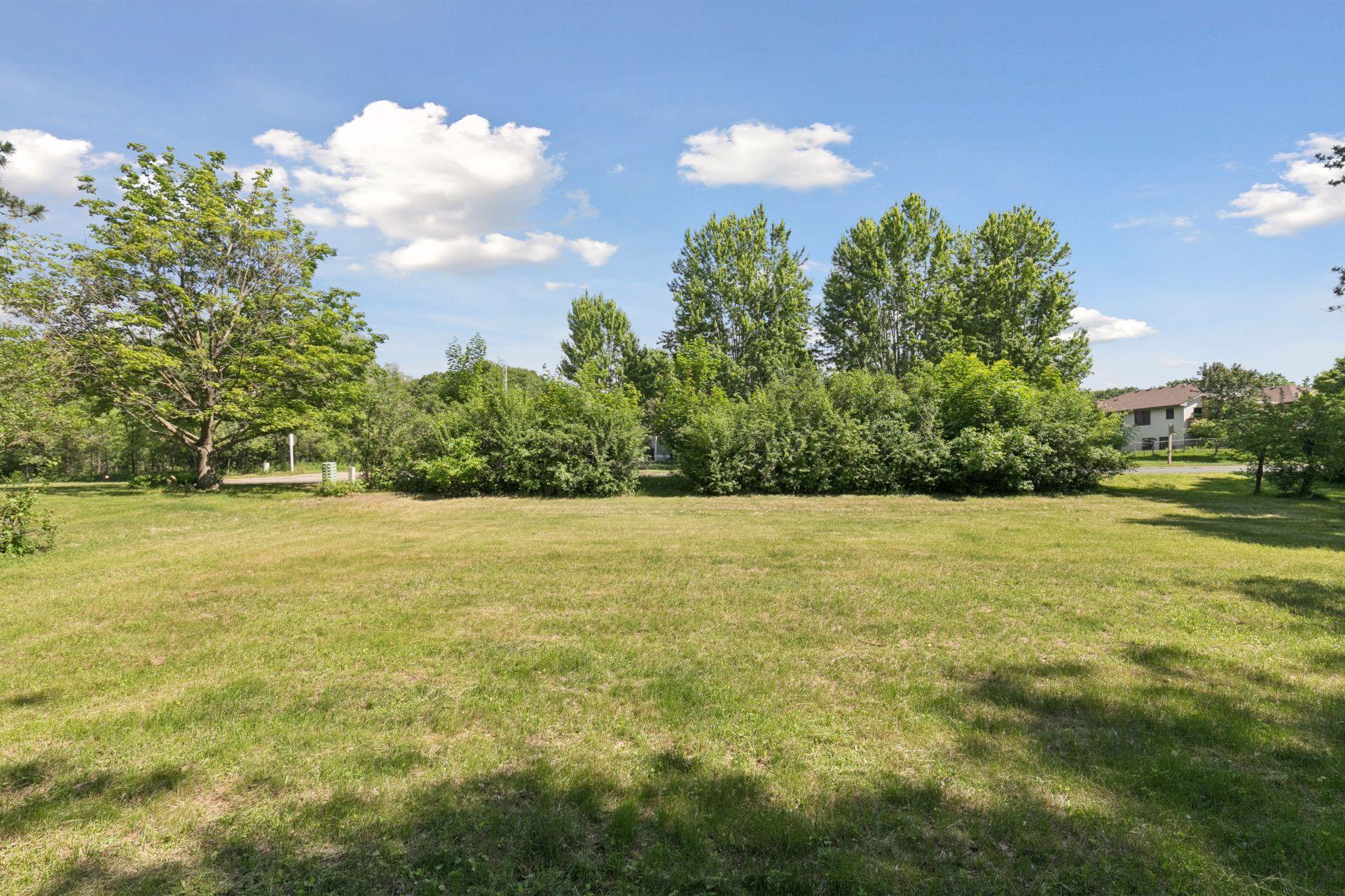 Looking north from the back of the lot.