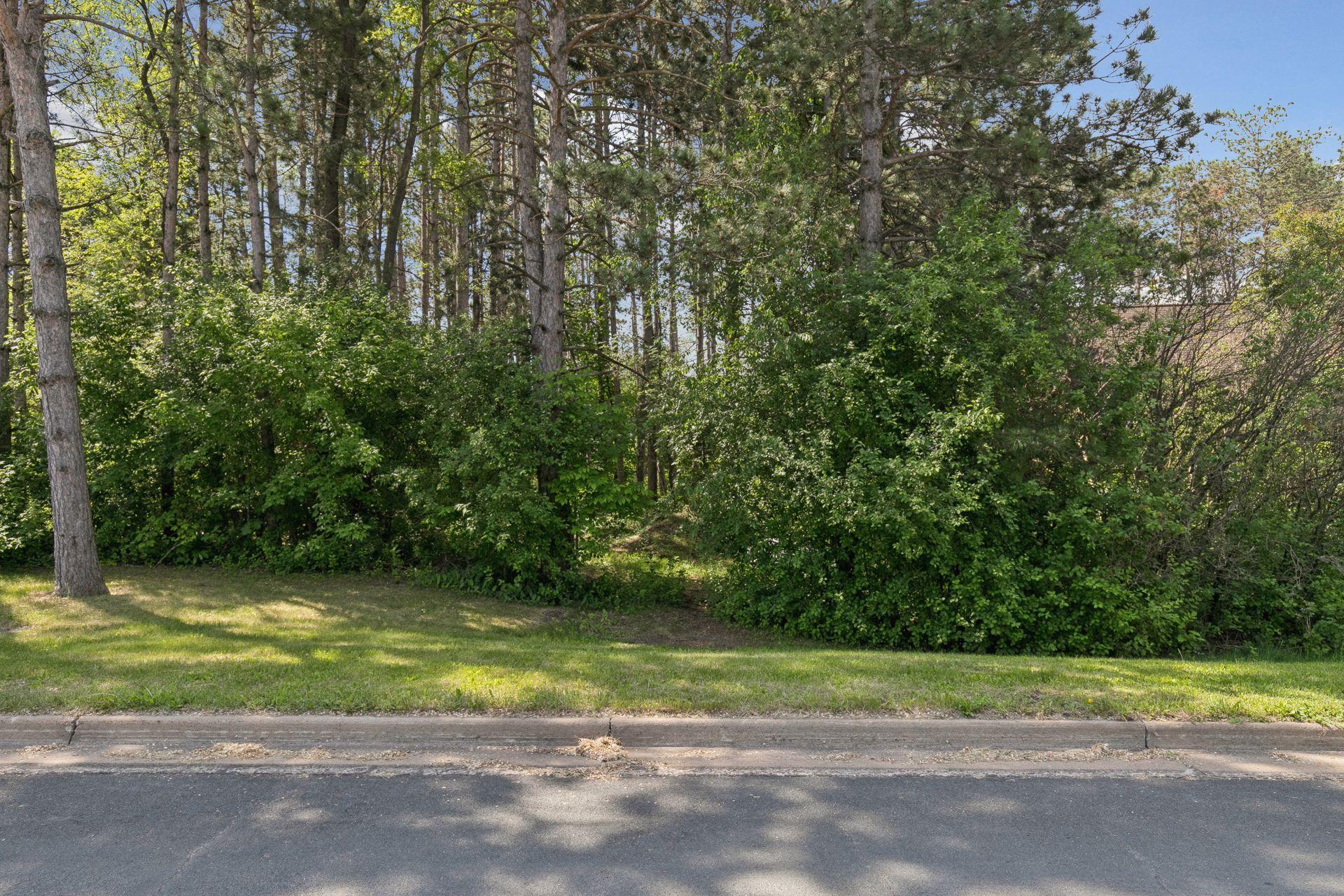 Nicely wooded lot with mature pines.