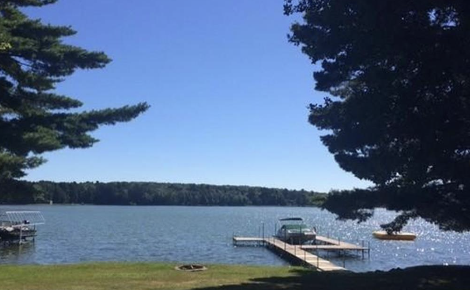 West facing lake view