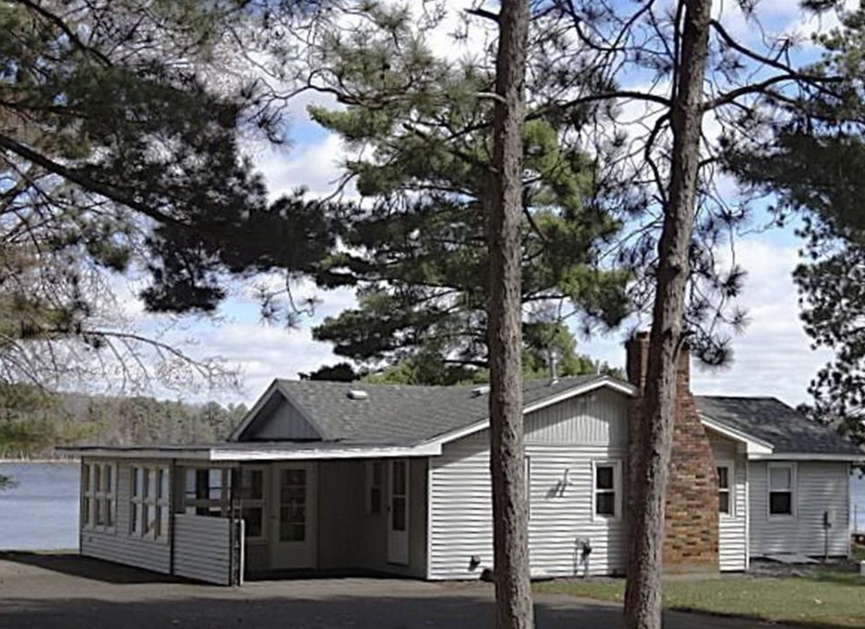 View from driveway