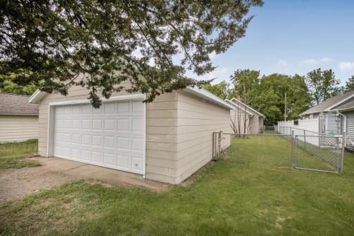 There is a fenced backyard that offers a great space for pets, play, gardening, or relaxing evenings outdoors.
