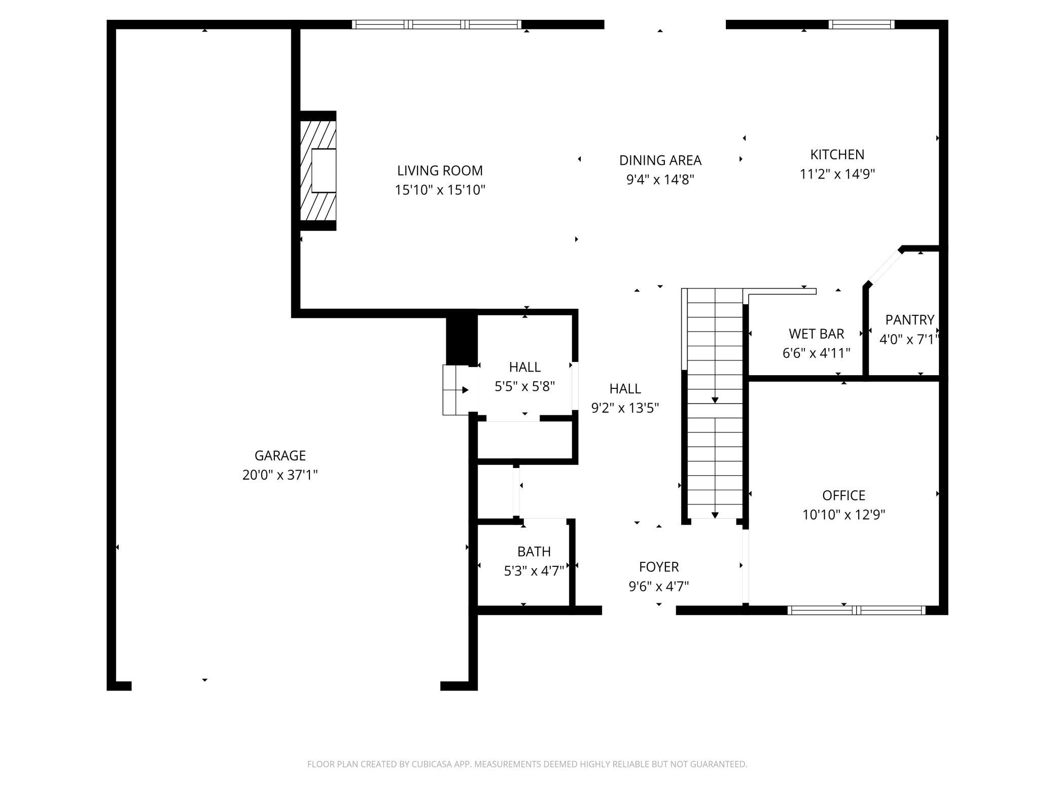 Main Level Floor Plan